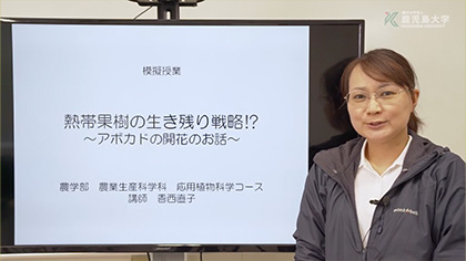 農学部 模擬授業 農学科 応用植物科学 熱帯果樹の生き残り戦略!?